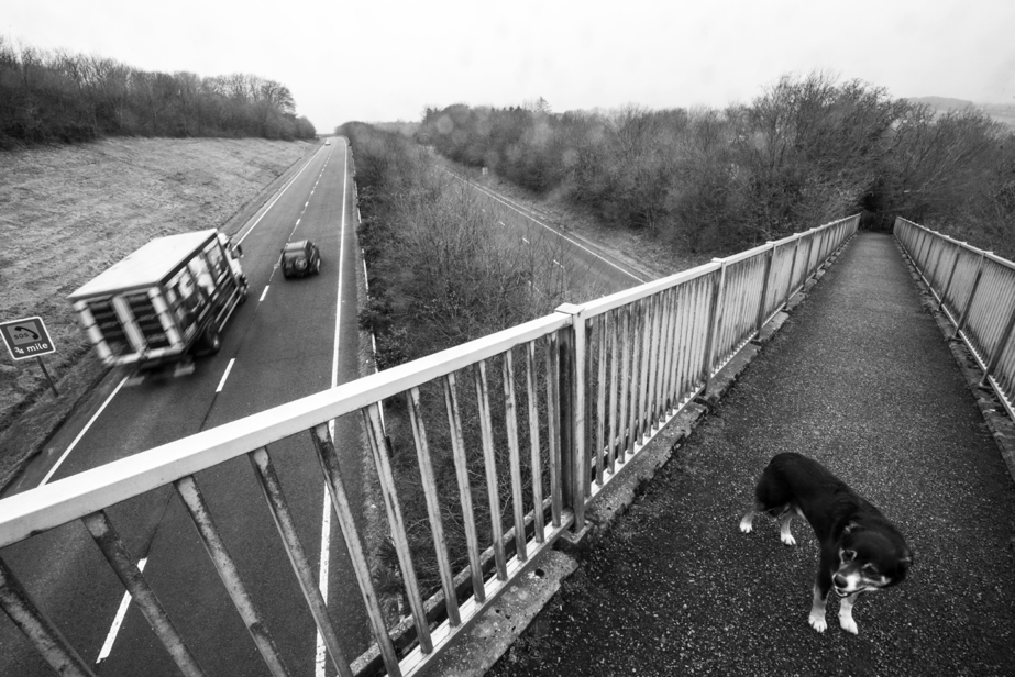 A30 Footbridge at Okehampton By Rupert Stockwin