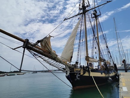 HM Schooner Pickle Replica