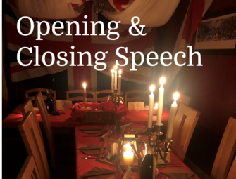 Opening and Closing Speech